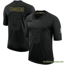 Youth Kansas City Chiefs Tommy Townsend Black Limited 2020 Salute To Service Kcc216 Jersey C2889